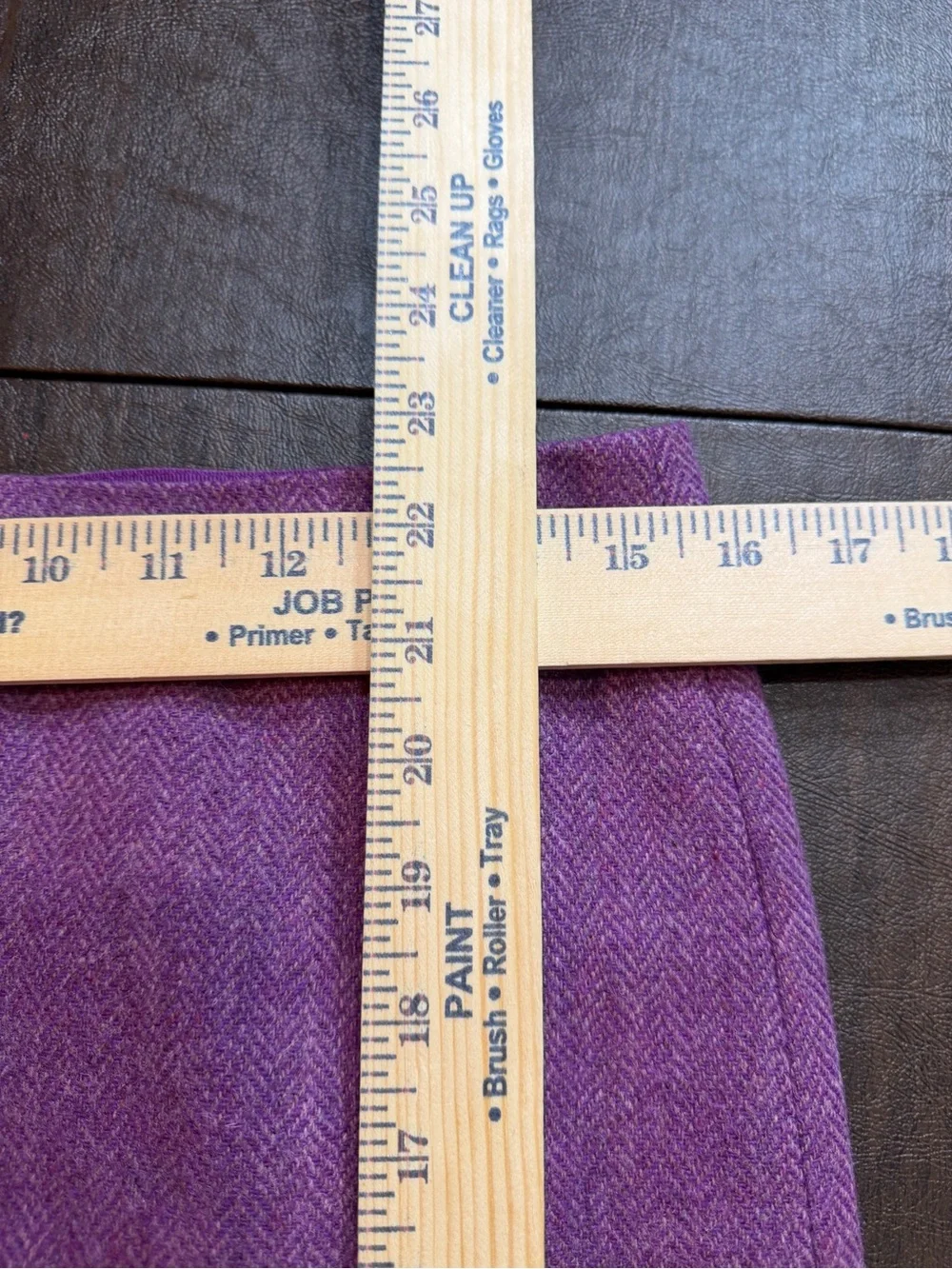 J.Crew 100% Wool Purple No. 2 Pencil Skirt Sz 4